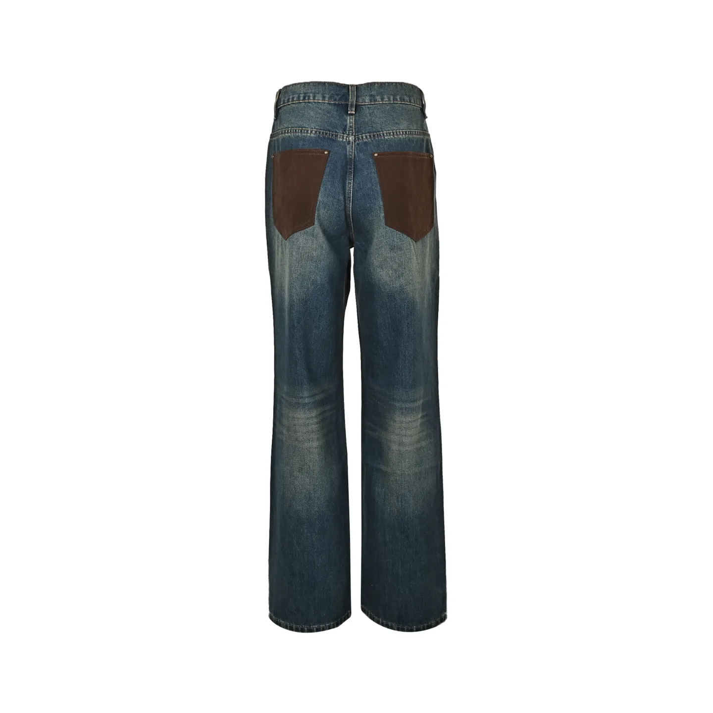 Louis Vuitton/Louis Vuitton back pocket leather jeans